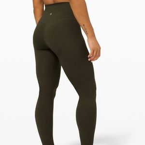 Lululemon align leggings olive green